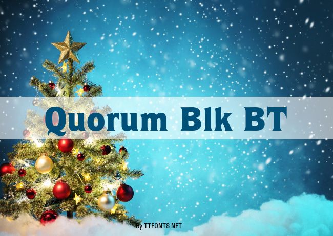 Quorum Blk BT example